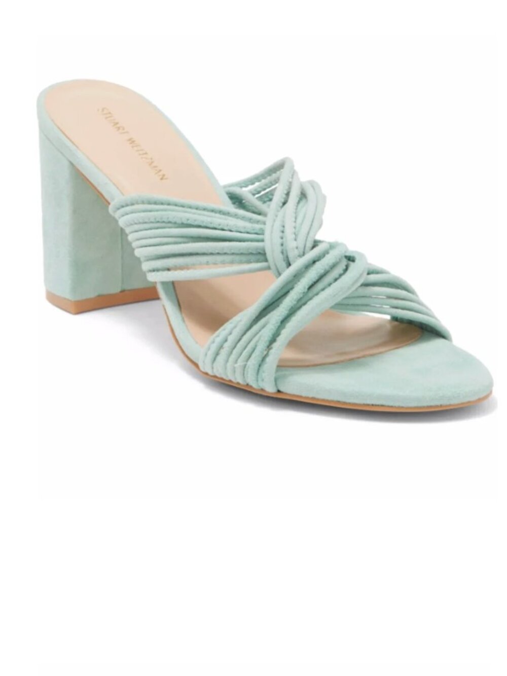 Stuart Weitzman -  Twist Block 75 Slide Sandal - New, Never Worn
